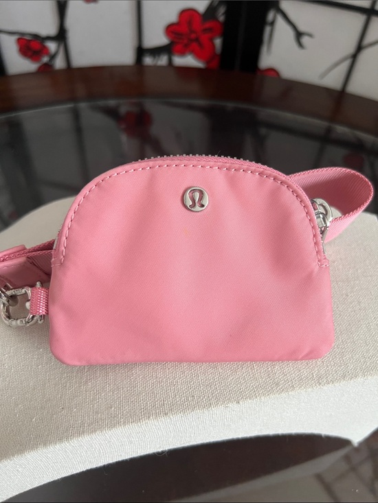 lululemon athletica Accessories - lululemon athletica Pink Detachable Card & Key Pouch with wide strap 7” drop